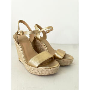 Michael Kors Gold Wedge Sandals Sz6